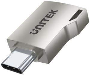 Adapter USB Unitek A1025GNI USB-A - USB-C Srebrny  (A1025GNI) 3