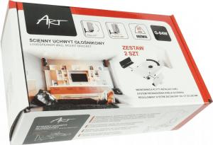 Art Uchwyty zaciskowe do głośników białe 2szt. (G-04) 3