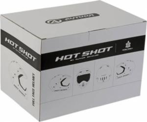 Author Kask Fullface Hot Shot X9 czarny mat r. S 4