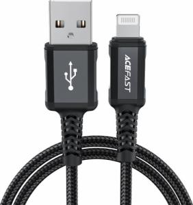 Kabel USB Acefast USB-A - Lightning 1.8 m Czarny (6974316281313) 3