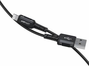Kabel USB Acefast USB-A - Lightning 1.8 m Czarny (6974316281313) 4