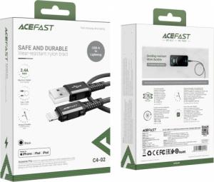 Kabel USB Acefast USB-A - Lightning 1.8 m Czarny (6974316281313) 5