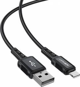 Kabel USB Acefast USB-A - Lightning 1.8 m Czarny (6974316281313) 6
