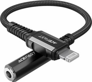 Kabel USB Acefast Lightning - mini Jack 3.5 mm 0.2 m Czarny (6974316280569) 1