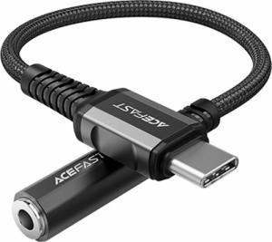 Adapter USB Acefast C1-07 black USB-C - Jack 3.5mm Czarny  (6974316280606) 1