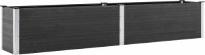 vidaXL vidaXL Podwyższona donica ogrodowa, 200x50x54 cm, WPC, szara 2