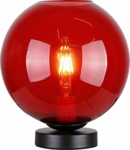 Lampa stołowa Candellux Lampa nocna LED Ready czerwona Candellux Globe 41-78278 1
