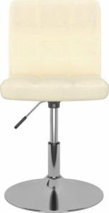 vidaXL vidaXL Obrotowe krzesła stołowe, 6 szt., kremowe, obite tkaniną 6