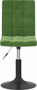 vidaXL vidaXL Obrotowe krzesła stołowe, 6 szt., ciemnozielone, aksamitne 5