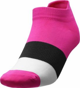 4f Skarpety damskie 4F czarne, fuksja, białe H4L22 SOD002 20S+55S+10 : Rozmiar - 39-42 2