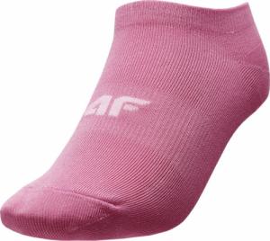 4f Skarpety dla dziewczynki 4F jasny róż, różowy, fuksja HJL22 JSOD003 56S+54S+55S : Rozmiar - 36-38 2
