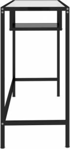 Biurko vidaXL 331622 Czarne 100 cm x 36 cm 4