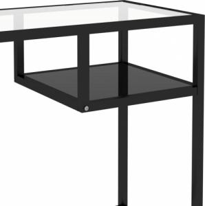 Biurko vidaXL 331622 Czarne 100 cm x 36 cm 6