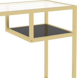 Biurko vidaXL 331626 Czarne 100 cm x 36 cm 6