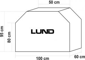 Lund Pokrowiec na Grill 100 x 60 x 95cm (99760) 2