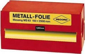 Record Folia metalowa, ze stali niestopowej 150x2500x0,100mm RECORD 1