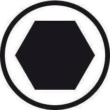 Wera Klucz trzpieniowy, katowydo srub z gniaz.6-kat. 5x mm ,krotki, Wera 3