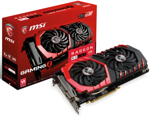 Karta graficzna MSI Radeon RX 480 GAMING X 4GB GDDR5 (256 Bit) DVI, 2xHDMI, 2xDP, BOX (V341-004R) 4