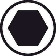 Format Zest.kluczy trzpien.kat. do srub z lbem z gniazdem 6-kat. 5/64"-3/8"x mm FORMAT 3