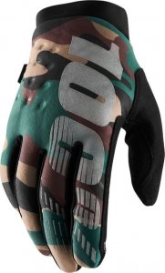 100% Rękawiczki 100% BRISKER Glove camo black roz. M (długość dłoni 187-193 mm) (NEW) 1