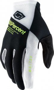 100% Rękawiczki 100% CELIUM Glove black white fluo yellow roz. S (długość dłoni 181-187 mm) (DWZ) 9