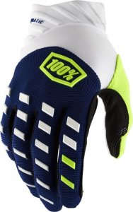 100% Rękawiczki 100% AIRMATIC Glove navy white roz. S (długość dłoni 181-187 mm) (NEW) 1