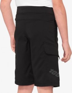 100% Szorty juniorskie 100% RIDECAMP Youth Shorts black roz. 26 (EUR 40) (NEW 2021) 2