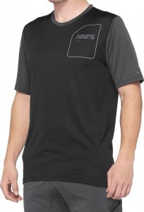 100% Koszulka męska 100% RIDECAMP Jersey krótki rękaw charcoal black roz. S (NEW 2021) 1