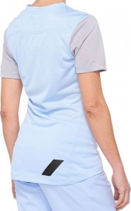 100% Koszulka damska 100% RIDECAMP Jersey krótki rękaw powder blue grey roz. S (NEW 2021) 2