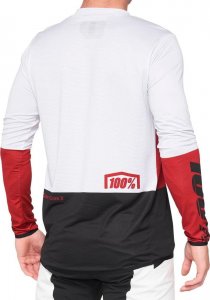 100% Koszulka męska 100% R-CORE X Jersey długi rękaw cherry black roz. XL (NEW 2021) 2
