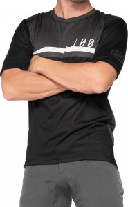 100% Koszulka męska 100% AIRMATIC Jersey krótki rękaw caramel black roz. L (NEW 2021) 2