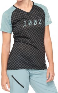 100% Koszulka damska 100% AIRMATIC Women's Jersey krótki rękaw black python roz. L (NEW 2021) 8