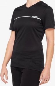 100% Koszulka damska 100% RIDECAMP Women's Jersey krótki rękaw black grey roz. M (NEW 2021) 1