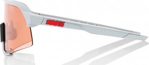 100% Okulary 100% S3 Soft Tact Stone Grey - HiPER Coral Lens (Szkła Koralowe LT 52% + Szkła Przeźroczyste LT 93%) (NEW 2021) 5