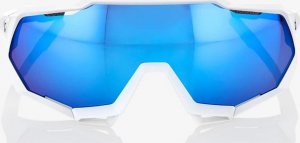 100% Okulary 100% SPEEDTRAP Matte White - HiPER Blue Multilayer Mirror Lens (Szkła Niebieskie Lustrzane Wielowarstwowe LT 13% + Szkła Przeźroczyste LT 93%) (NEW 2021) 6
