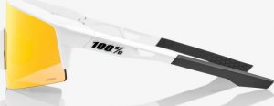 100% Okulary 100% SPEEDCRAFT SL Soft Tact Off White - HiPER Red Multilayer Mirror Lens (Szkła Czerwone Lustrzane Wielowarstwowe LT 21% + Szkła Przeźroczyste LT 93%) 3