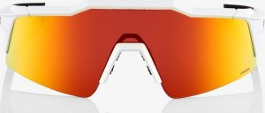 100% Okulary 100% SPEEDCRAFT SL Soft Tact Off White - HiPER Red Multilayer Mirror Lens (Szkła Czerwone Lustrzane Wielowarstwowe LT 21% + Szkła Przeźroczyste LT 93%) 5