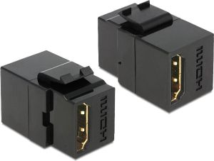 Adapter AV Delock HDMI - HDMI czarny (86366) 1