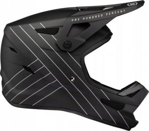 100% Kask full face juniorski 100% STATUS DH/BMX Helmet Essential Black roz. S (47-48 cm) (NEW) 1