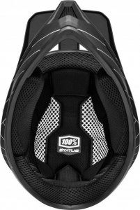 100% Kask full face juniorski 100% STATUS DH/BMX Helmet Essential Black roz. S (47-48 cm) (NEW) 5