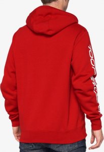 100% Bluza męska 100% SYNDICATE Hooded Zip Sweatshirt Chili Pepper roz. M (NEW) 2