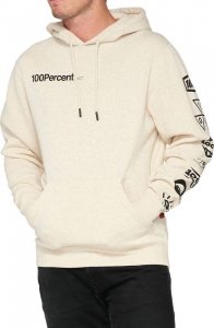 100% Bluza męska 100% SUPER FUTURE Hooded Pullover Sweatshirt Oatmeal Heather roz. XL (NEW) 2