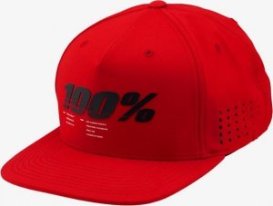 100% Czapka z daszkiem 100% DRIVE Snapback hat red (NEW) 2