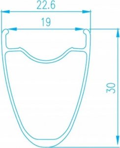 Alexrims Koła szosa-gravel ALEXRIMS RXD6 ROAD DISC, 700C, Stożek 30mm, Tubeless Ready, Disc brake IS, Sztywna oś, Łożyska maszynowe, Waga 1994g (NEW) 2