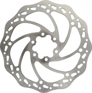 Clarks Tarcza hamulcowa CLARKS CD-08 160mm, Mocowanie IS, Srebrno-czarna 4