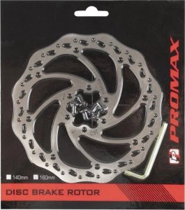 Clarks Tarcza hamulcowa CLARKS CD-08 160mm, Mocowanie IS, Srebrno-czarna 6