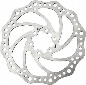 Clarks Tarcza hamulcowa CLARKS CD-08 160mm, Mocowanie IS, Srebrno-czarna 7