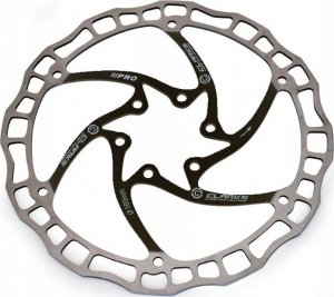 Clarks Tarcza hamulcowa CLARKS CD-08 160mm, Mocowanie IS, Srebrno-czarna 9