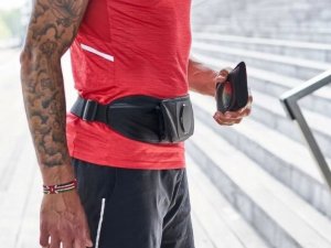 Shapeheart Pas do biegania z pokrowcem na telefon na biodra BELT AMZ roz.M < 14,7 cm 3