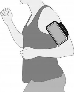 Shapeheart Pas do biegania z pokrowcem na telefon na ramię SHAPEHEART NHR AMZ roz.XXL < 17,2 cm (NEW) 5